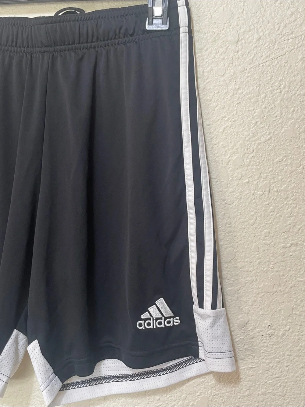 Adidas Men's Black And White Shorts. Good Condition. Size M.
